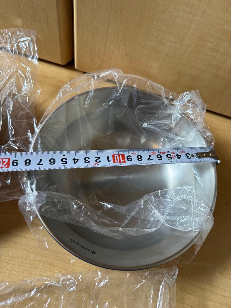 スノーピーク　ステンレス　皿セット　８枚　新品