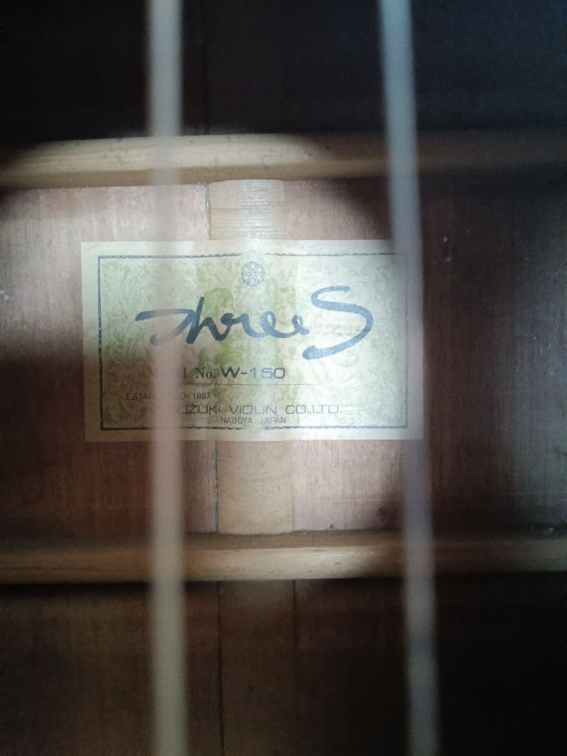 Three S W-150 SUZUKI VIOLIN アコースティックギター