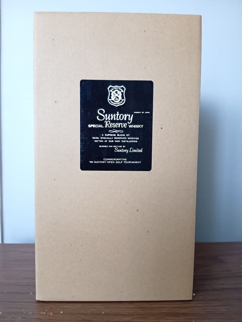 【付属品完品】サントリーオープン84 スペシャルリザーブ ウイスキー 陶器ボトル