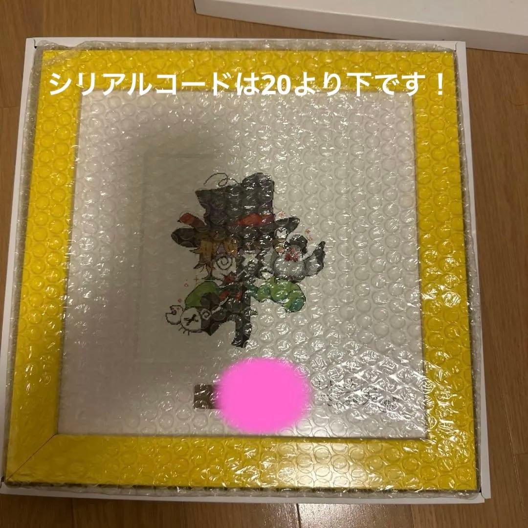 レトルト レトセトラ ドット絵 複製原画(黄) 直筆サイン入り