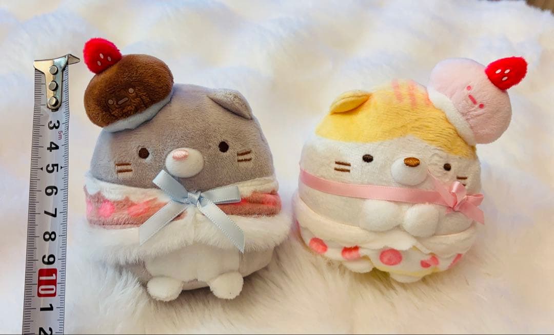 すみっコぐらし♡ねこのきょうだい♡ケーキ♡てのりぬいぐるみ♡完売品♡美品♡