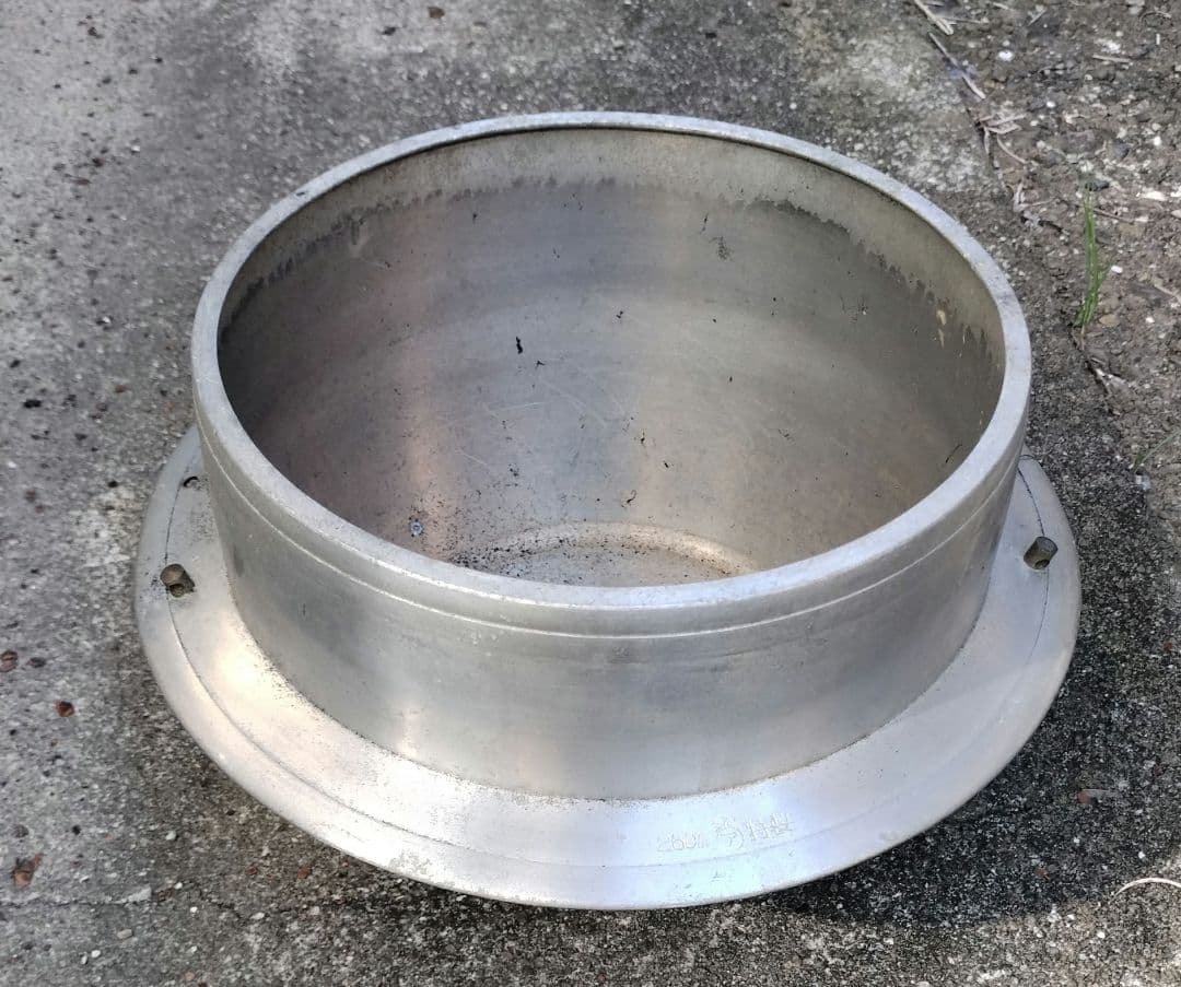 ホクア　北陸アルミニウム　羽釜　キャンプ　炊き出し　ヴィンテージ　レトロ