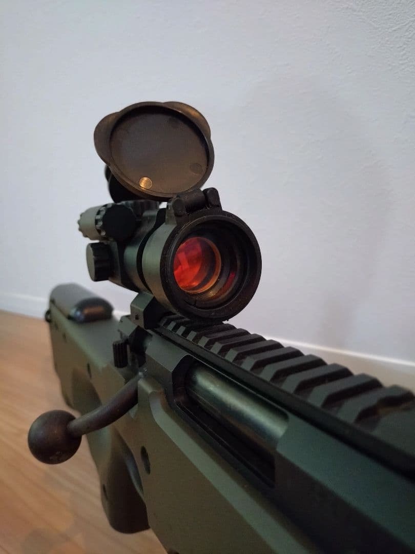 東京マルイ　L96 オリーブドラブ　東京マルイレッドドットサイト＆バイポッド付き