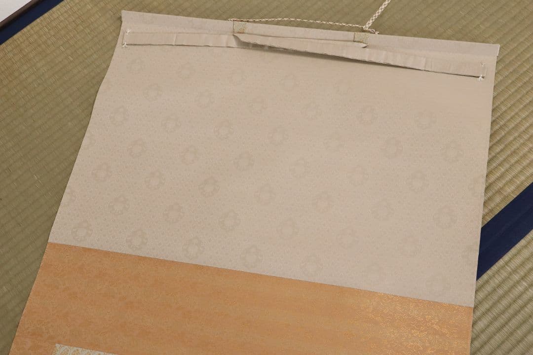 【真作】日本画 宮本昌雄「梅の寺」絹本 掛け軸 木箱 横物 MA434