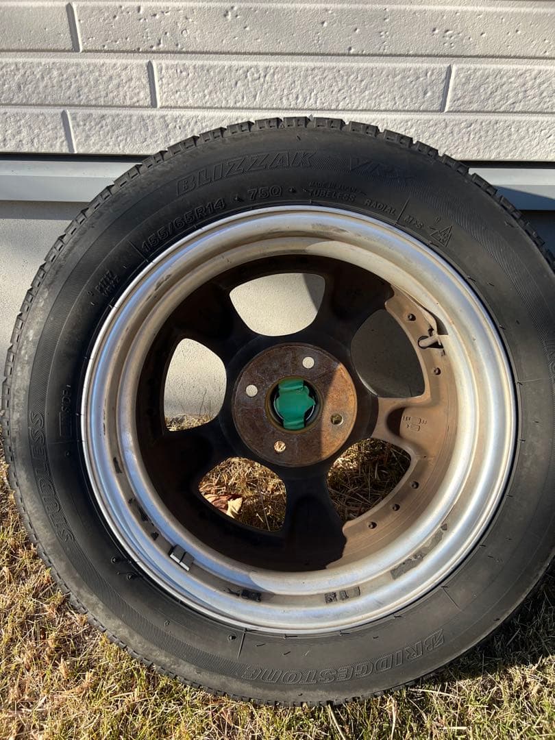 とかとかとーか　WORK VS-KF 14インチ クロームホイールセット