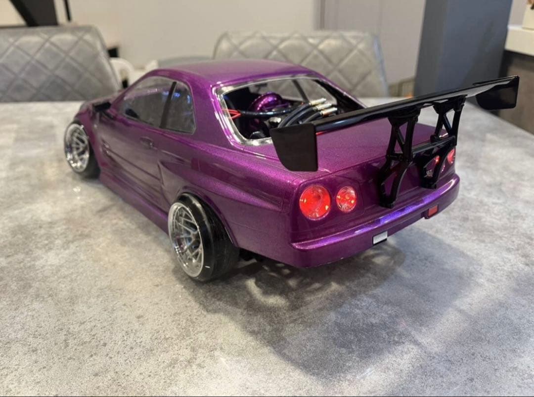 タミヤ ドリフト仕様GTR R34 RCボディ 1/10 ラジコン RC