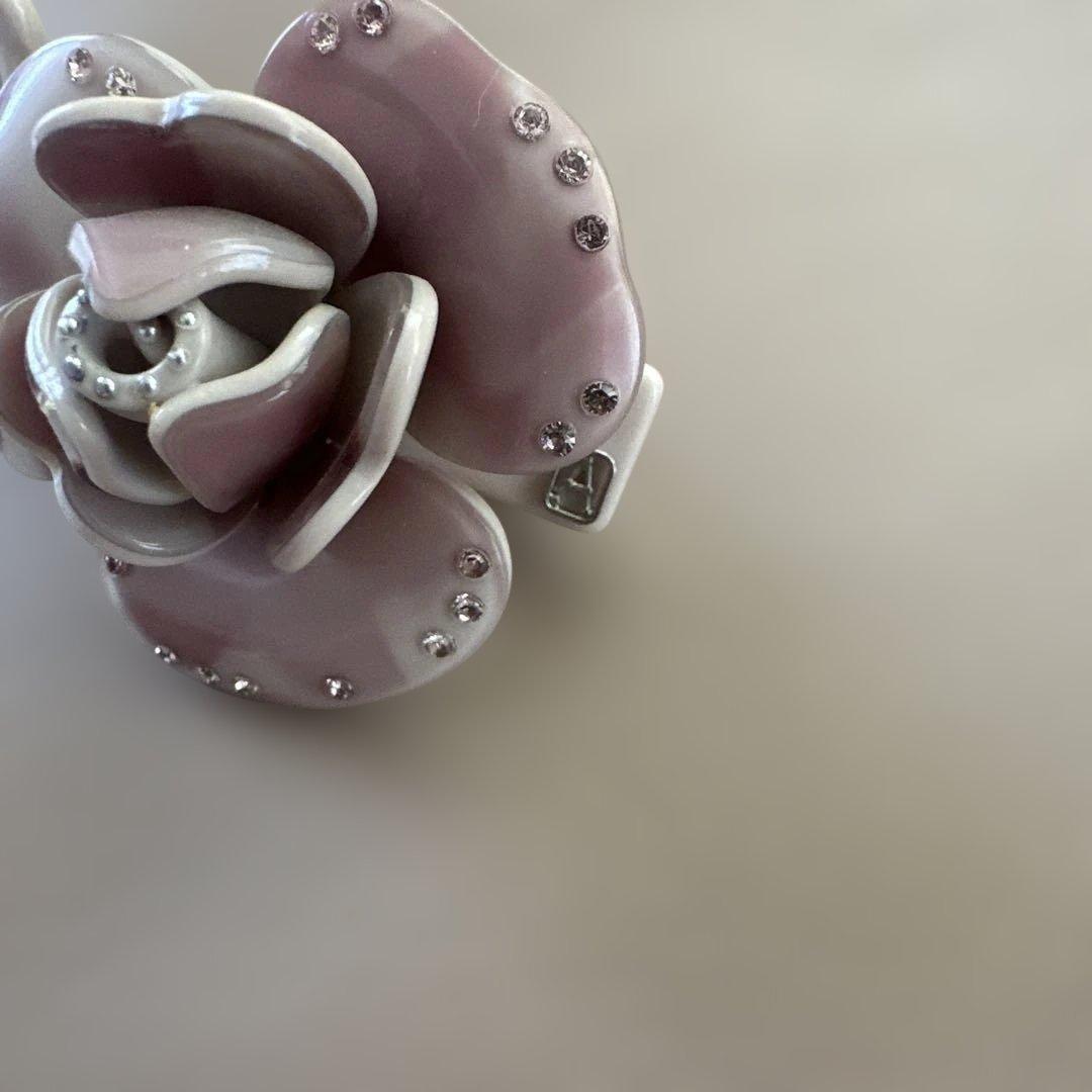 未使用　アレクサンドルドゥパリ　薔薇バラ　バレッタ