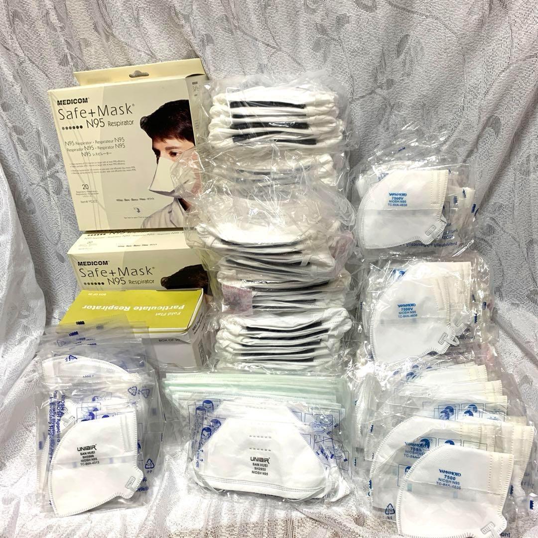 新品n95マスク260枚大量セット　ヤマモト　メディコムNIOSHI 7500◎