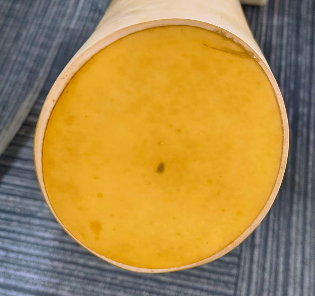 象牙風 一本牙 置物 オブジェ アンティーク 天然素材（マンモス）