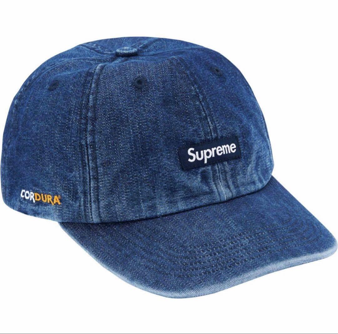 Supremeシュプリーム コーデュラ デニム スモールボックス 6パネル
