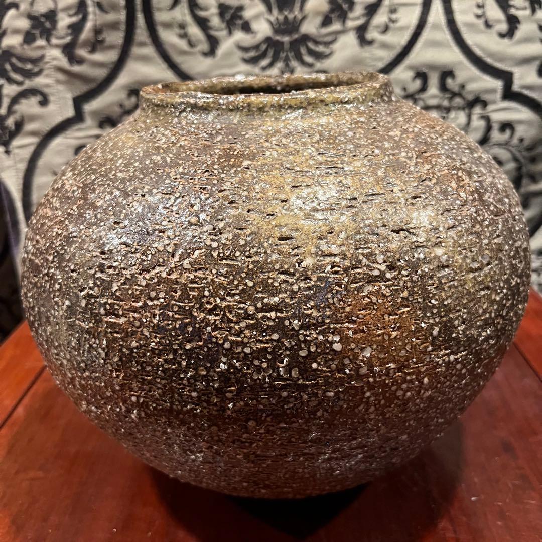 信楽焼　花瓶　志道作　花器　Japanesetraditional