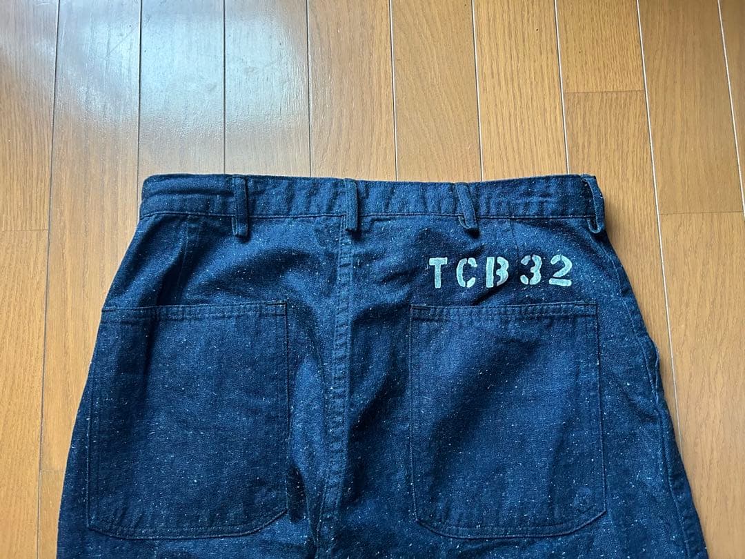 TCBJEANS SEAMENS TROUSERS/USNデッキパンツ 32