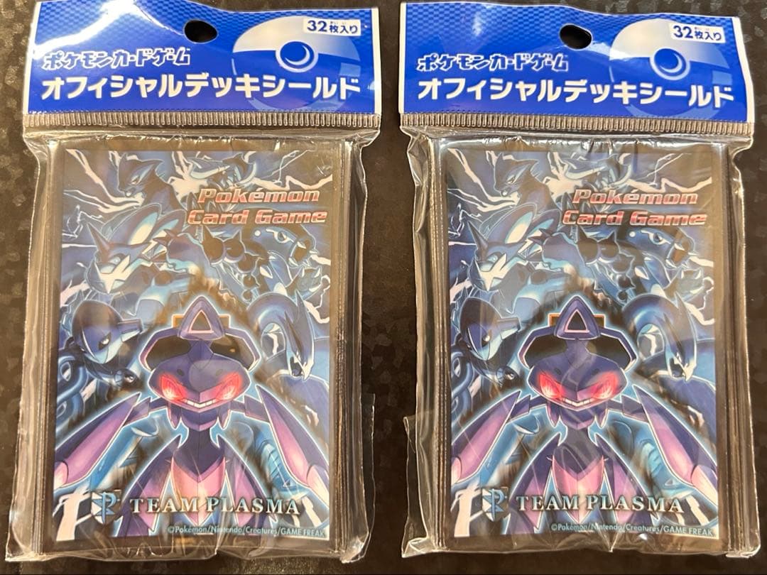 ポケモンカード　デッキシールド　スリーブ　ゲノセクト　プラズマ団　未開封2セット