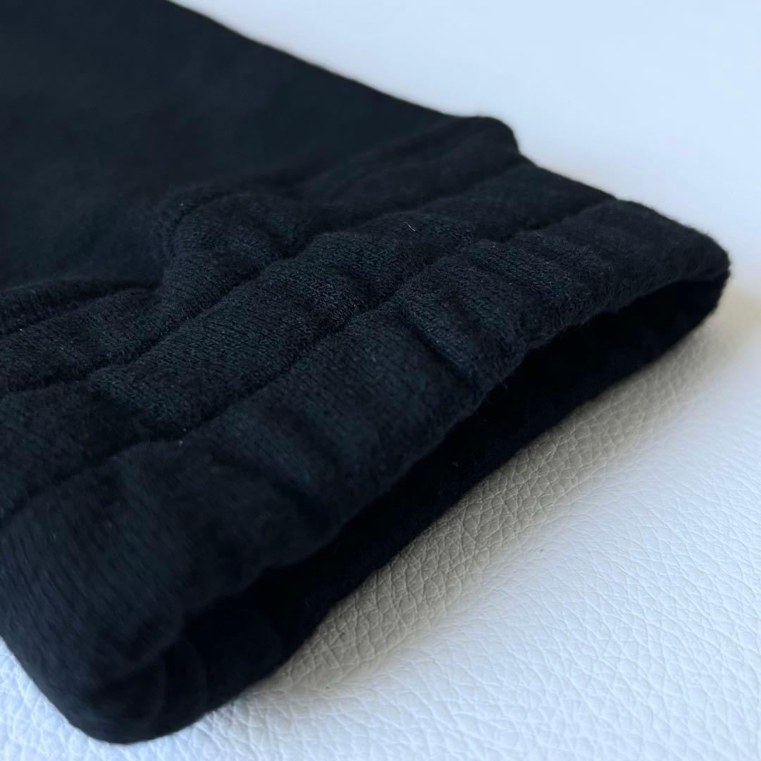 3219【美品】TFW49 ストレッチパンツ　チャックポケットスウェット　M 黒