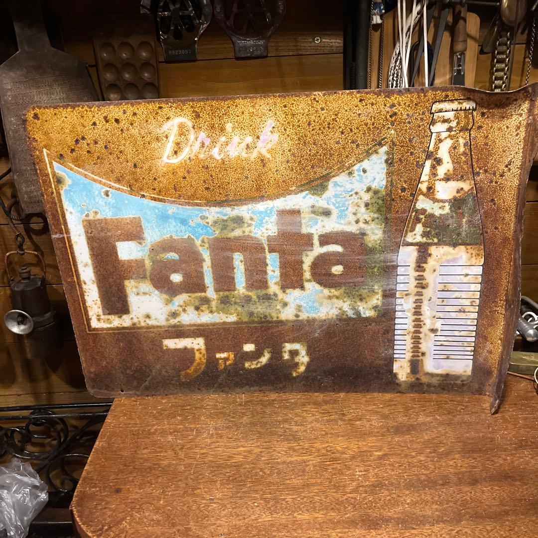 ヴィンテージ　錆び錆びペプシ看板