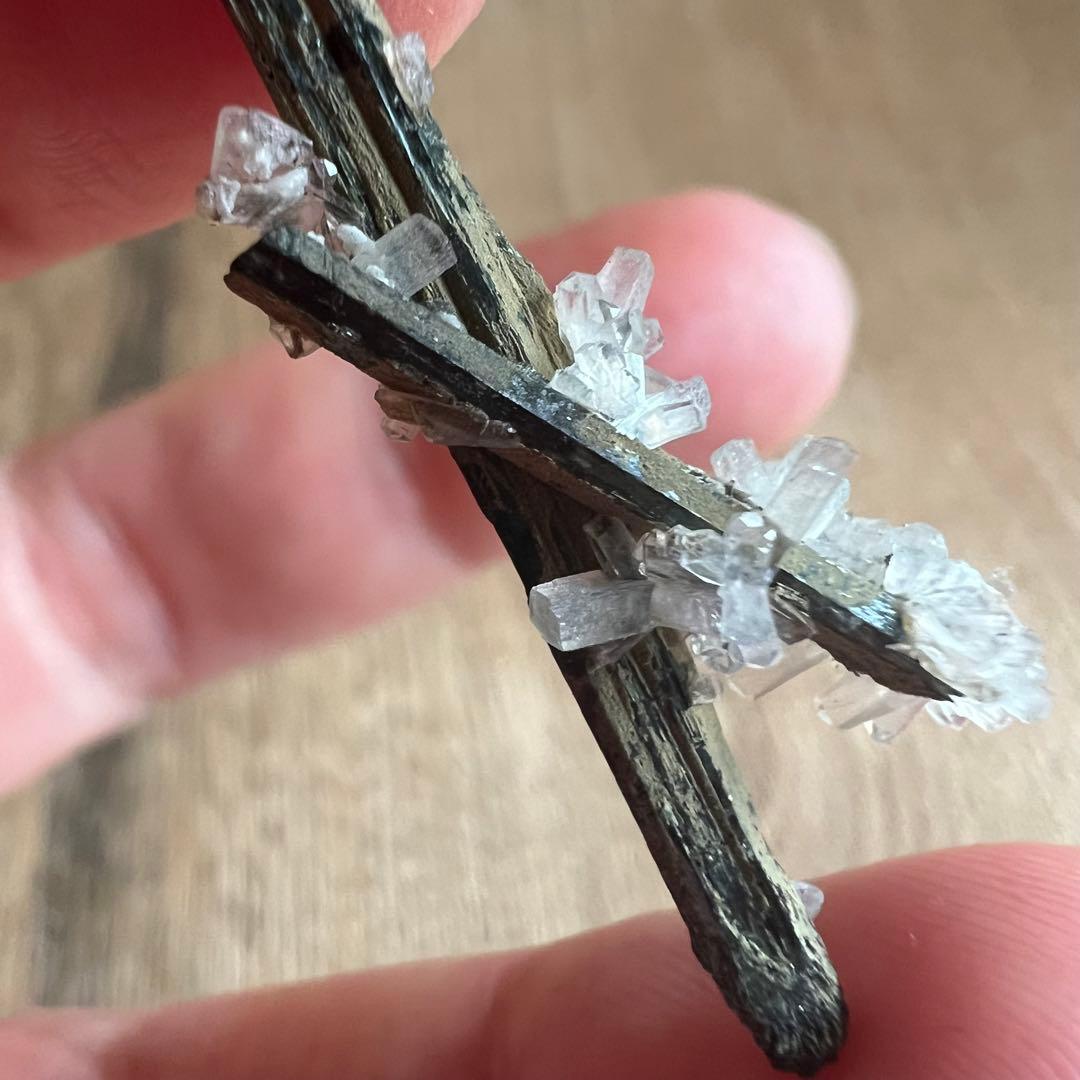 エジリン輝石 ナトロライト 41 共生 鉱物 標本 原石