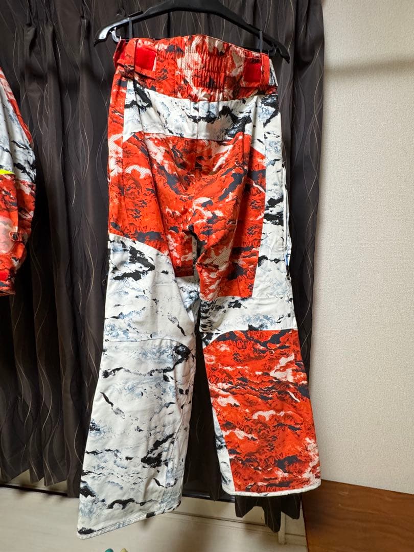 PHENIX スキーウェア 17-18年メンズ レッド/ホワイト クリーニング済