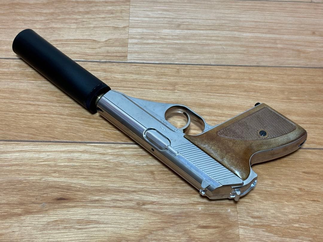 マルシン モーゼル MAUSER HSc シルバー サイレンサー ASGK刻印有