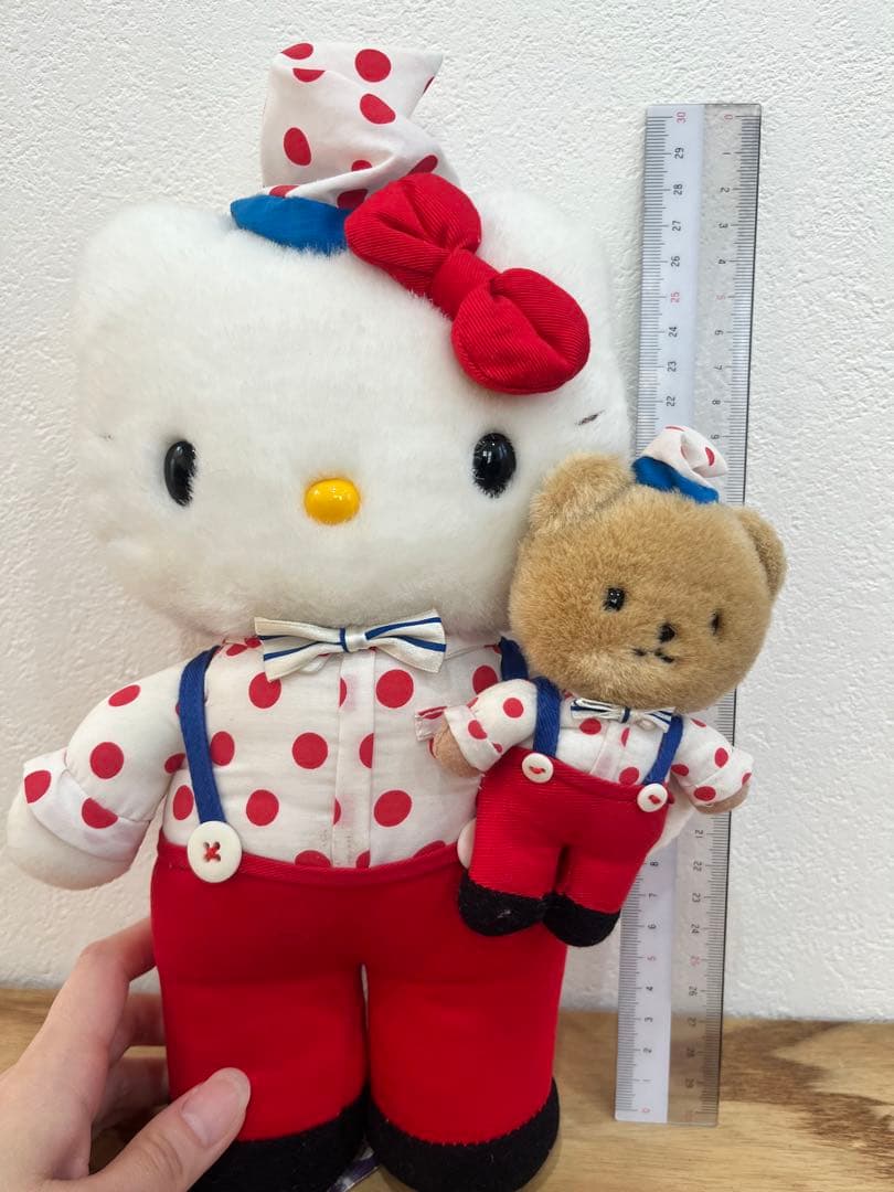 ハローキティご当地　 大阪キティ物語　ぬいぐるみ　くいだおれ　平成レトロ　レア
