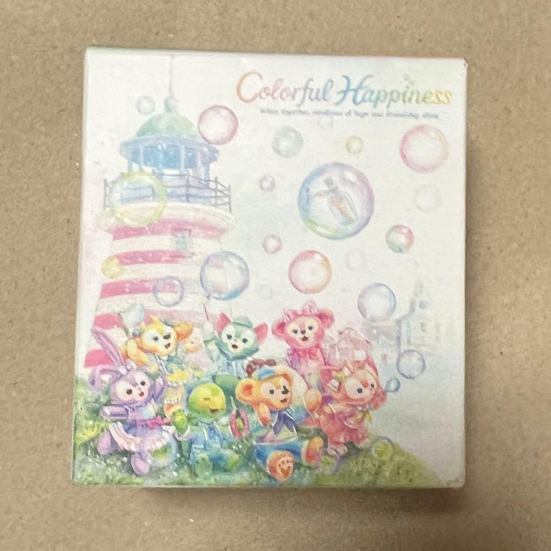 ディズニー　カラフルハピネス　ダッフィー　ワッペンコンプセット
