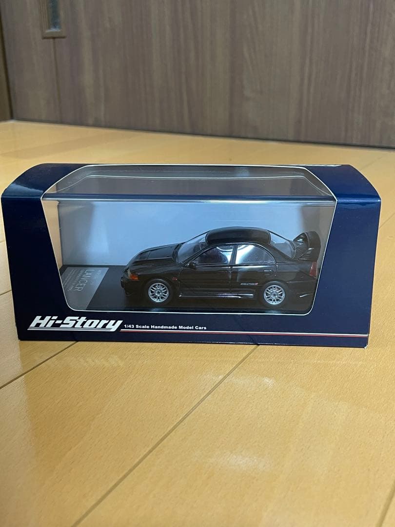 ハイストーリー 1/43 ランサーエボリューション IV ブラック