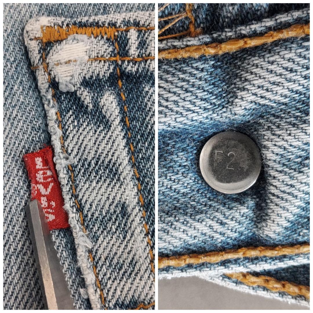 リーバイス501 Levis W35 青 90s USA製 古着 15938