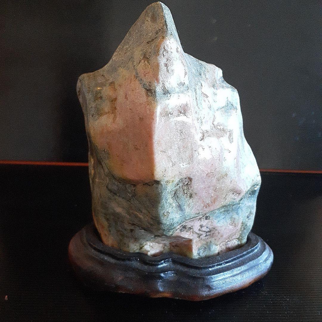 鑑賞石　バラ輝石