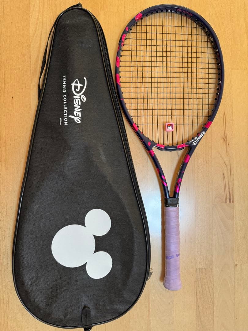 Disney テニスラケット ケース付き グリップサイズ1