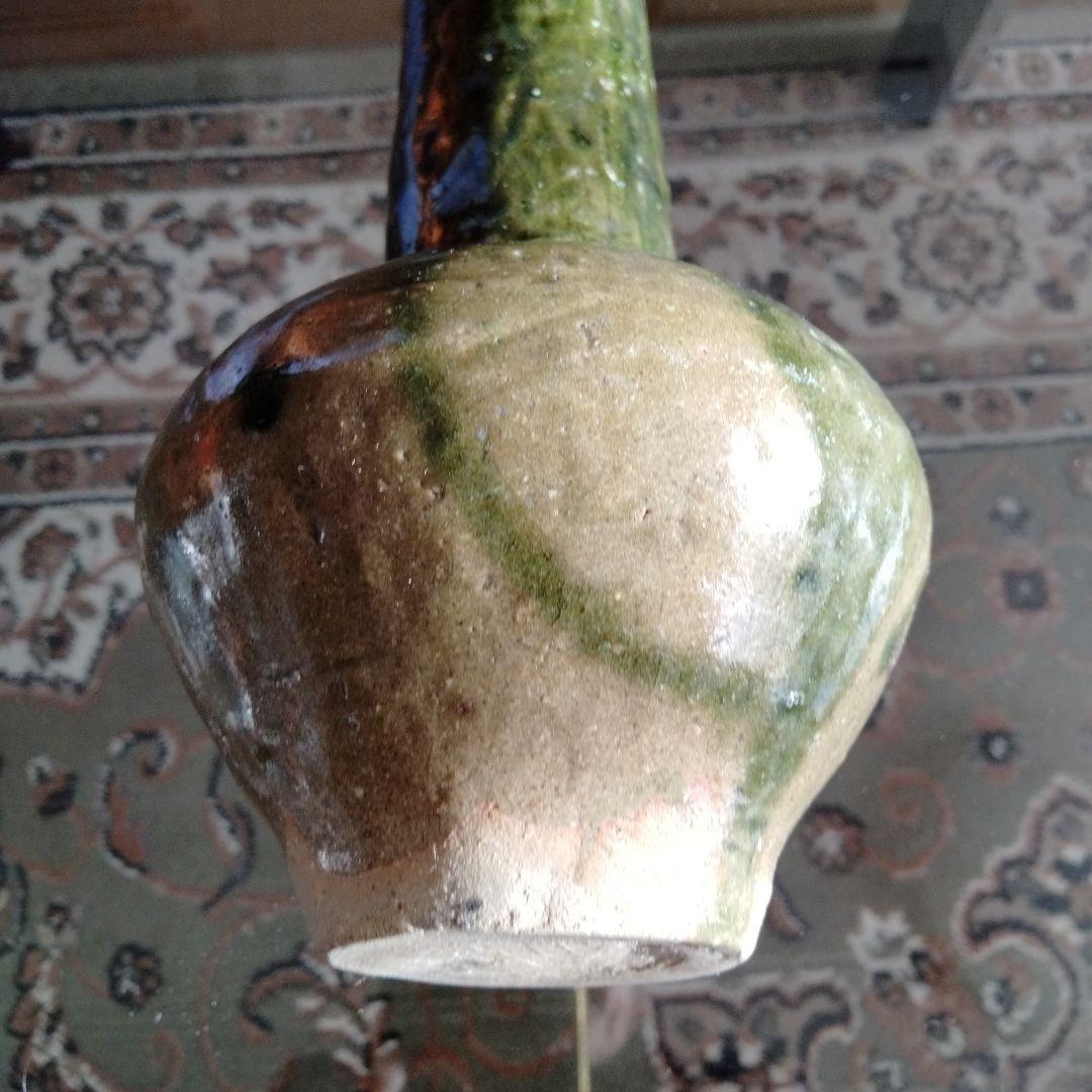 中国骨董旧家蔵陶磁器名品【中国清の時代耀州窯(ようしゅうよう)青磁 】