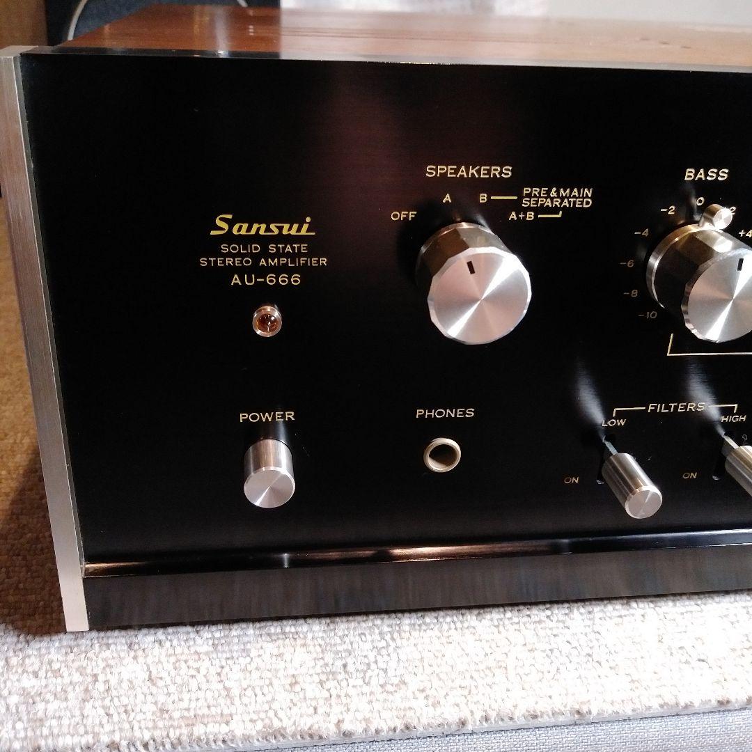 動作品　（整備品）サンスイAU-666　プリメインアンプ