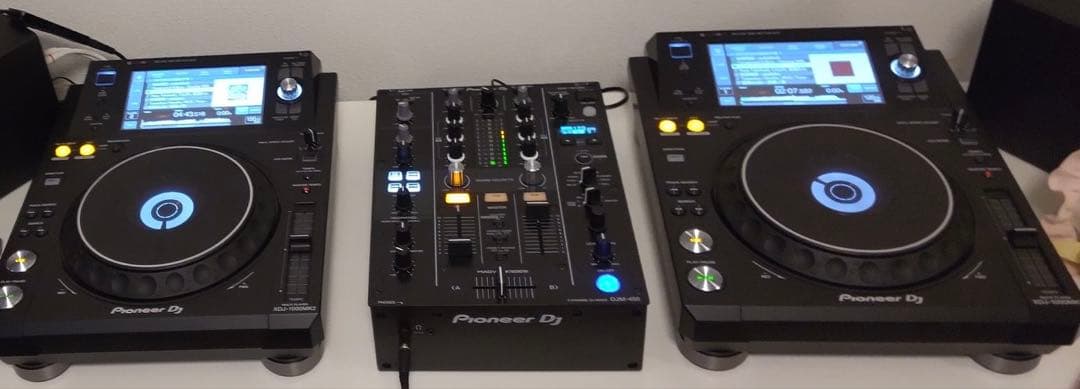 XDJ-1000MK2 ターンテーブル✖️2 DJM-450 DJミキサーセット