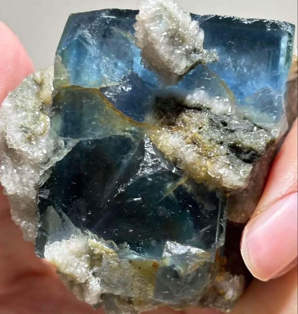 湖南省　パープルグリーンフローライト