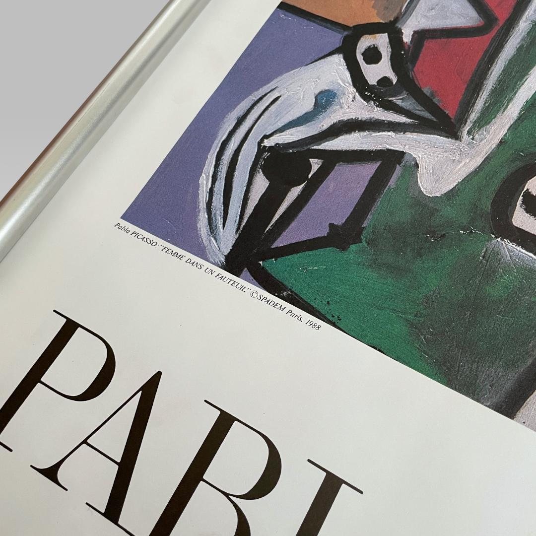 80~90s【パブロピカソ】ヴィンテージ 広告用 サンプル 額装 アートポスター