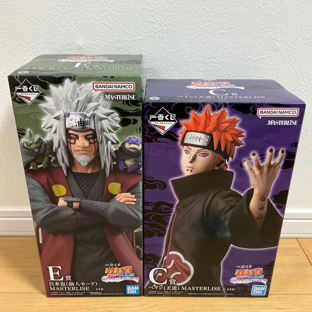 一番くじ NARUTO-ナルト- 疾風伝 C＋E賞 フィギュア2体セット