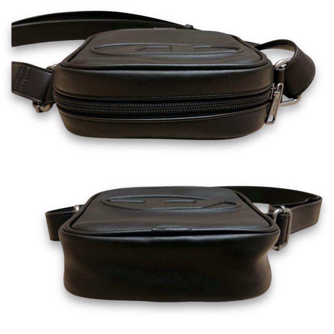 DIESEL ディーゼル Dロゴ ショルダーバッグ ブラック メンズ レディース