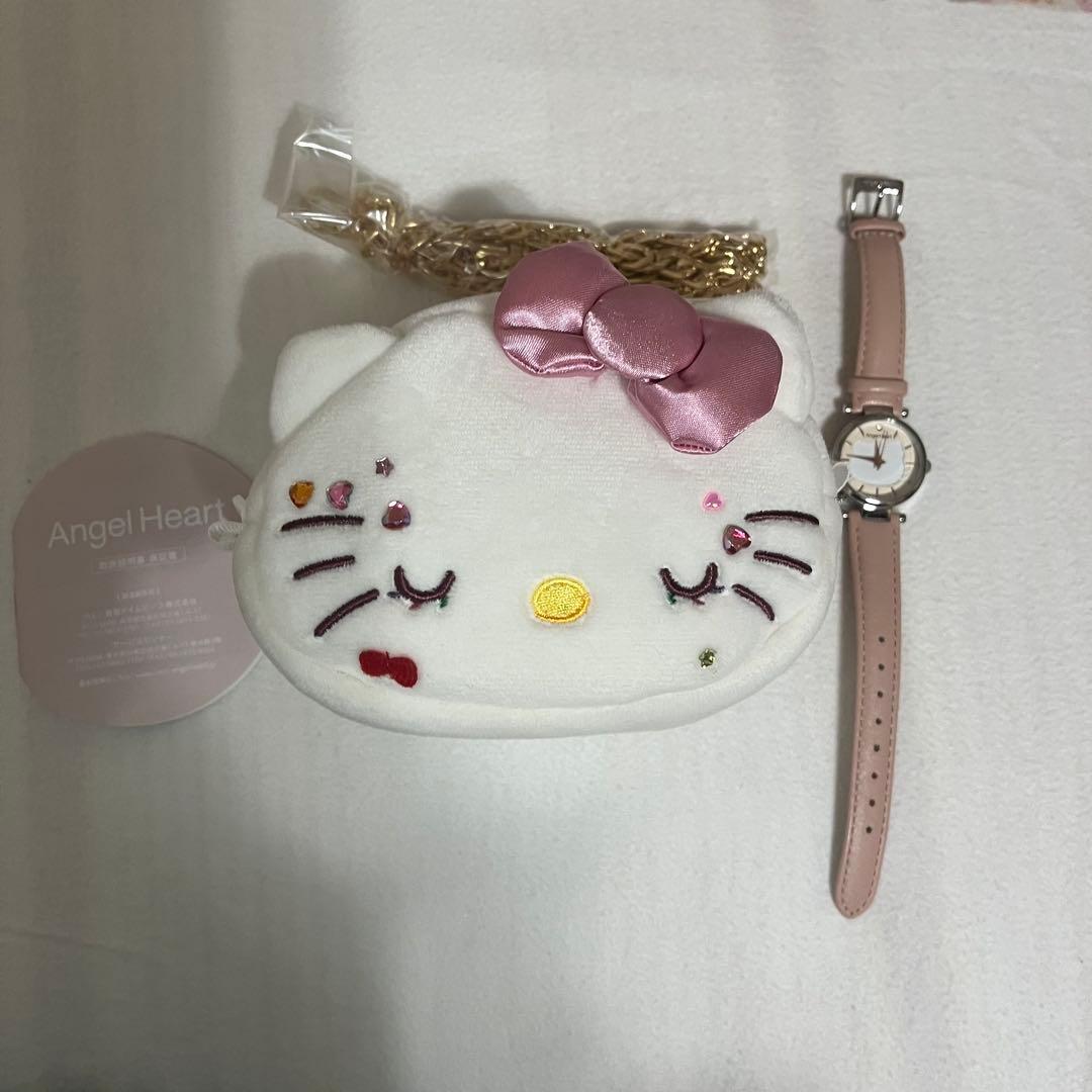 Angel Heart ハローキティ ポーチと時計
