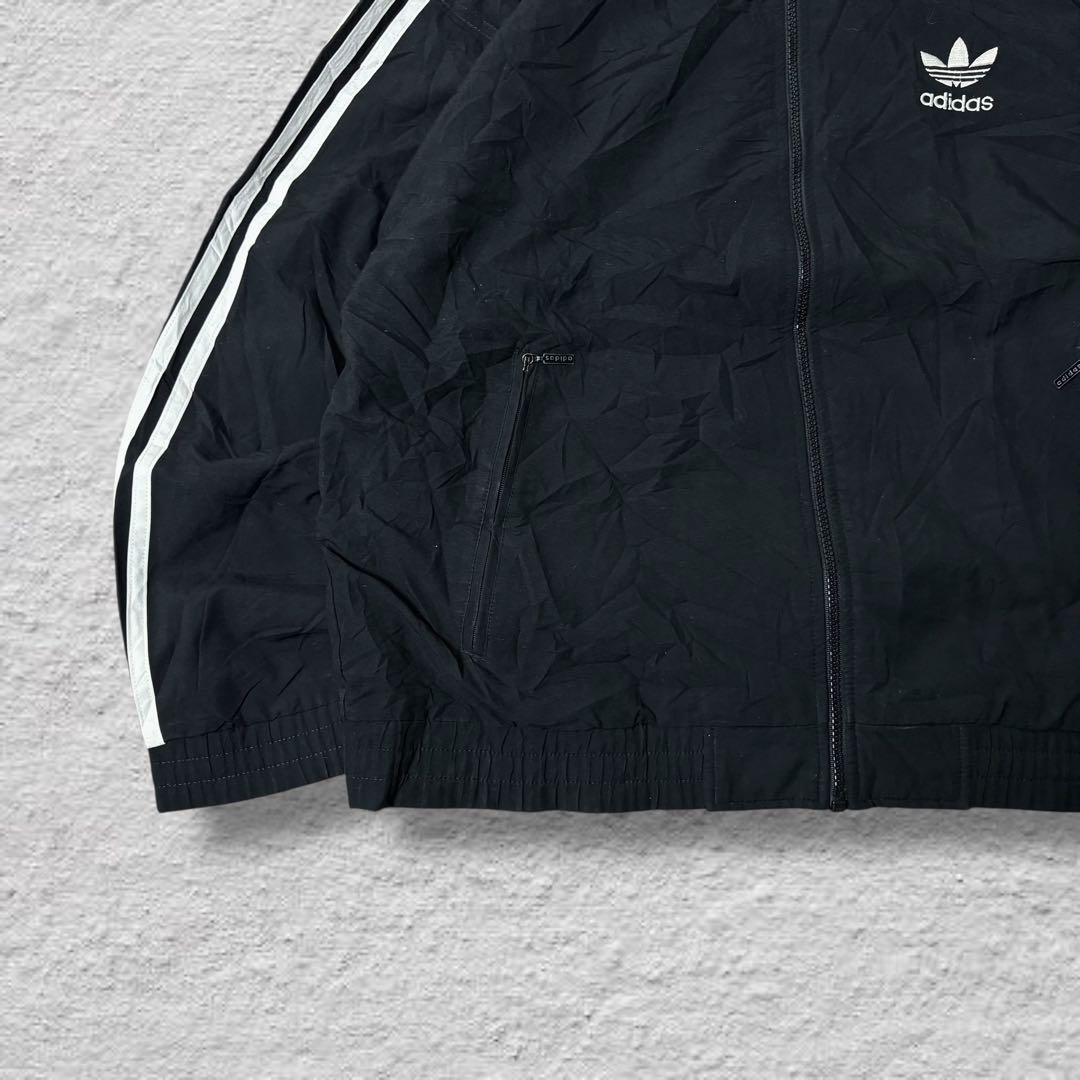 アディダスオリジナルスナイロンジャケット90sブラックvintage古着超激レア