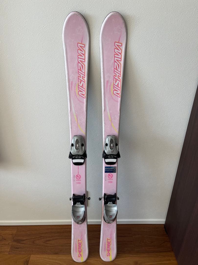 NISHIZAWA スキー板 110cm ストック80㎝ ブーツ20〜20.5㎝