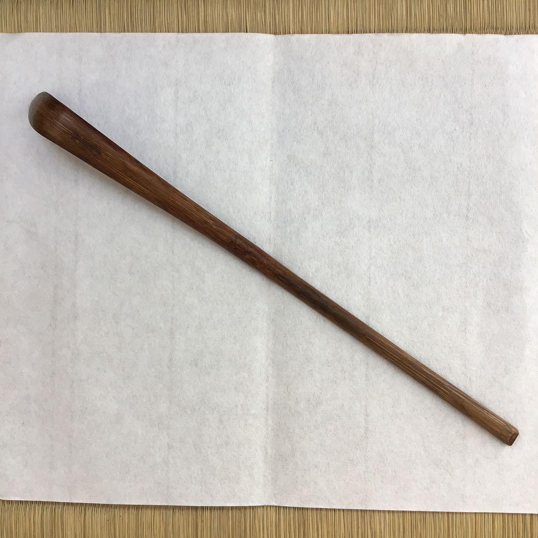 茶道具　阿波国丈六寺厨部古竹茶杓　志野屋久兵衛作　竹箱　共箱　紙箱　S655CS