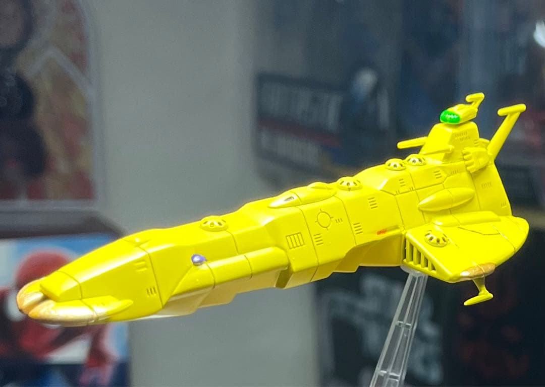 宇宙戦艦ヤマト3 メカコレ完成品　ガルマンガミラス大型戦闘艦