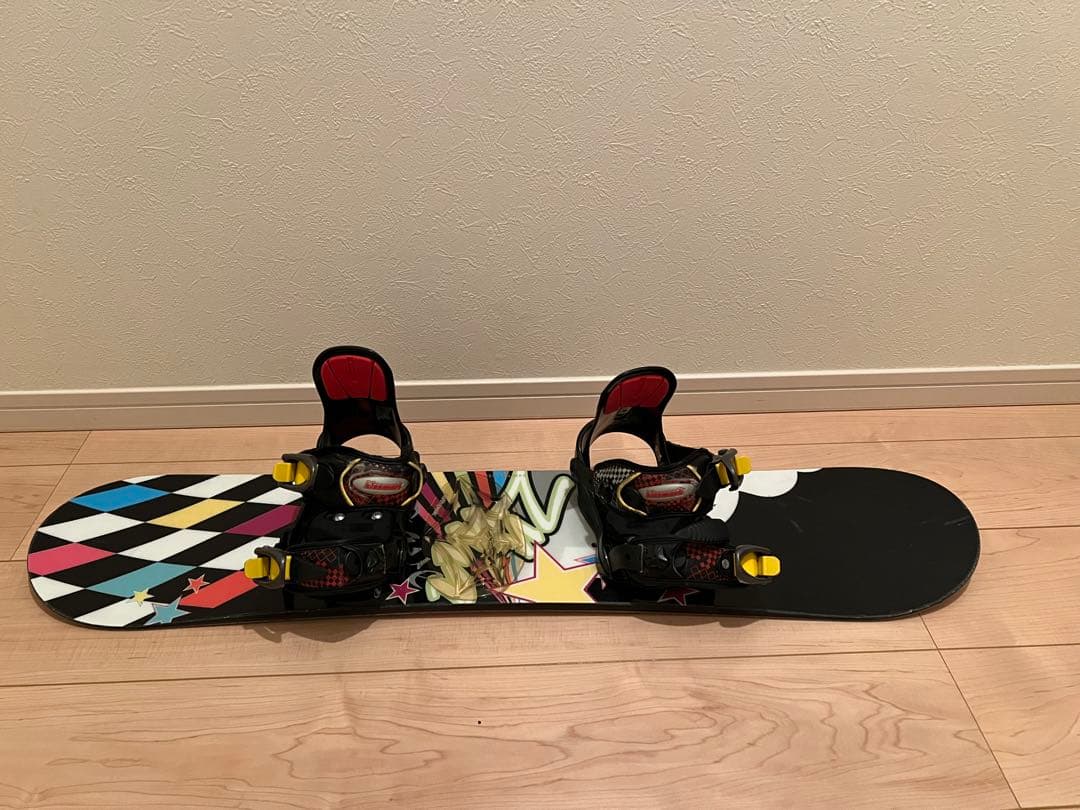 キスマーク　スノーボード ビンディング、シューズ付き