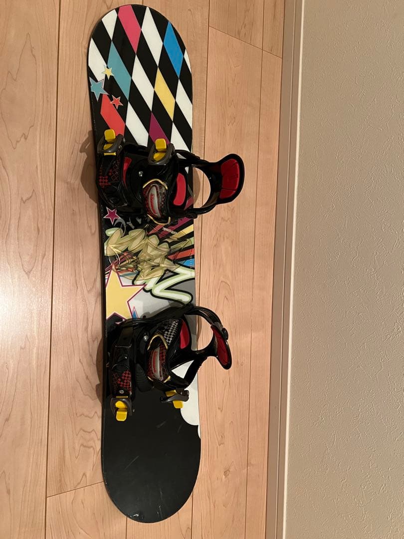 キスマーク　スノーボード ビンディング、シューズ付き