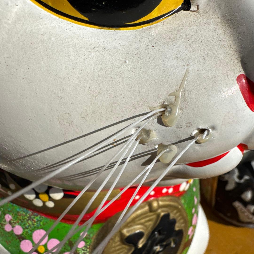 招き猫　まねきねこ　特大サイズ　アンティーク　骨董品