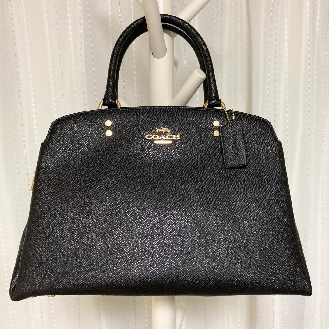 COACH　リリー キャリーオール ラージ　ショルダートートバッグ　ブラック