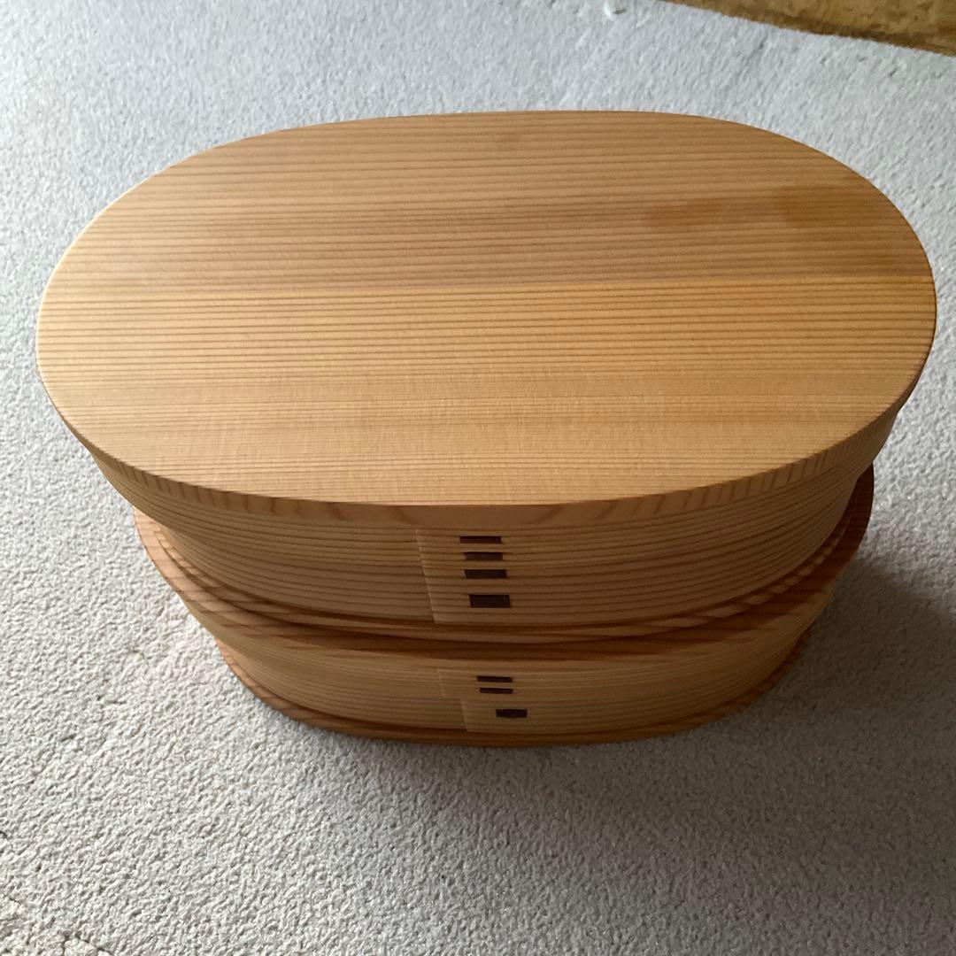 曲げわっぱ 楕円形 木製