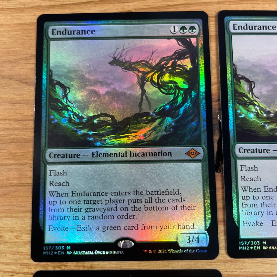 忍耐 foil 英語 3枚