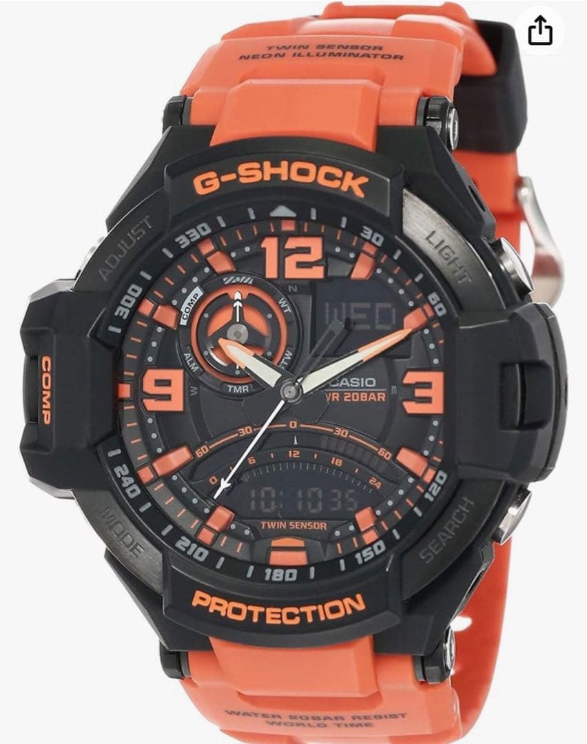 G-SHOCK GRAVITYMASTER ツインセンサー GA-1000-4A