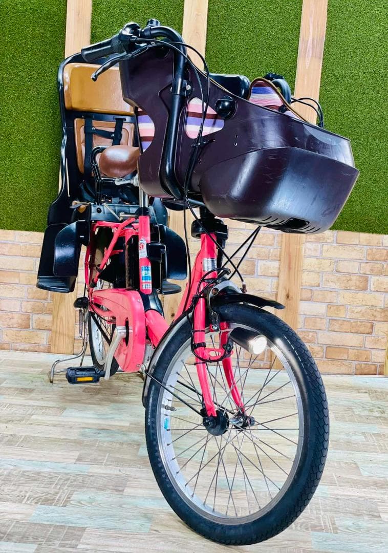 大容量 ピンク No1 パナソニック 子供乗せ電動アシスト自転車 ZH2073