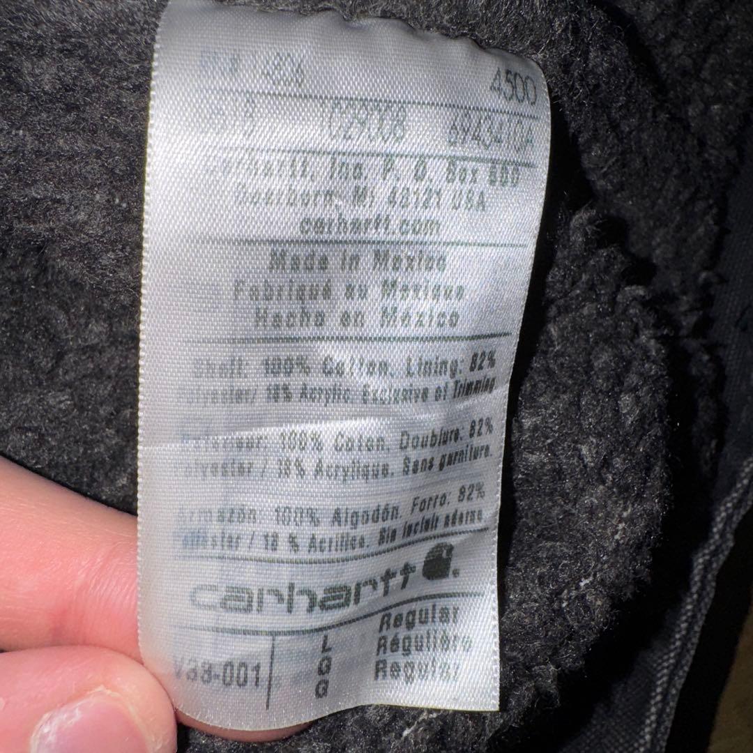 Carhartt ダックベスト　L 90s ブラック モックネック　V33