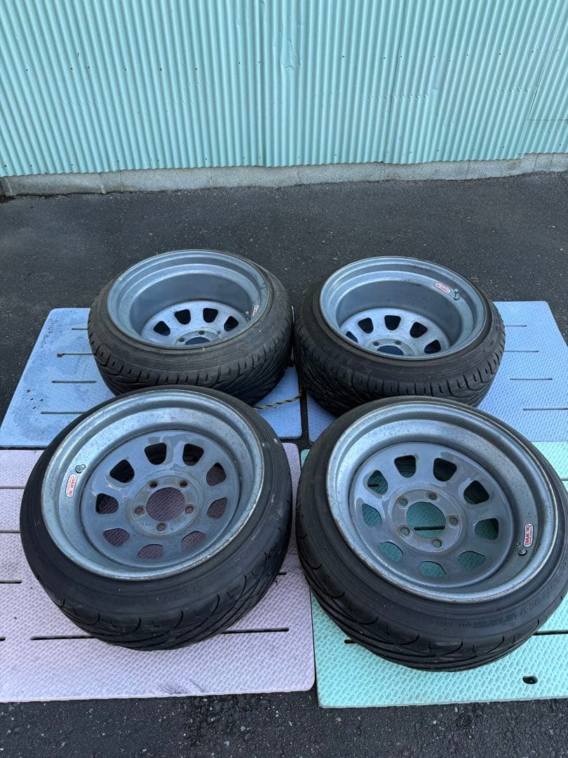 16インチ 加工鉄チン(スチール)ホイール 10J 4本